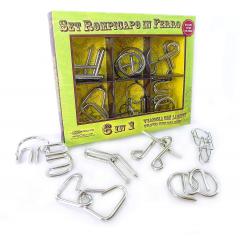 Puzzle - 6 in 1 - Metalic