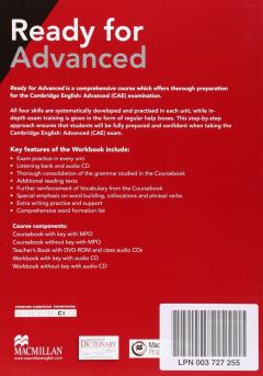 Ready for Advanced 3rd Edition Workbook