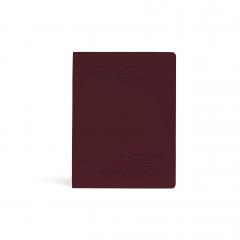 Agenda B5 - Stone Paper - Undated Planner, Softcover - Burgundy