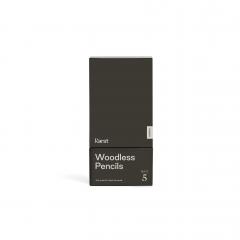 Set 5 creioane - Woodless Pencils Black