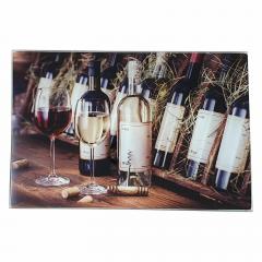 Tocator din sticla - Wine Glass Cutting Board