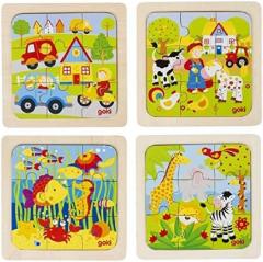 Puzzle 9 piese - Puzzle vesel - Mai multe modele