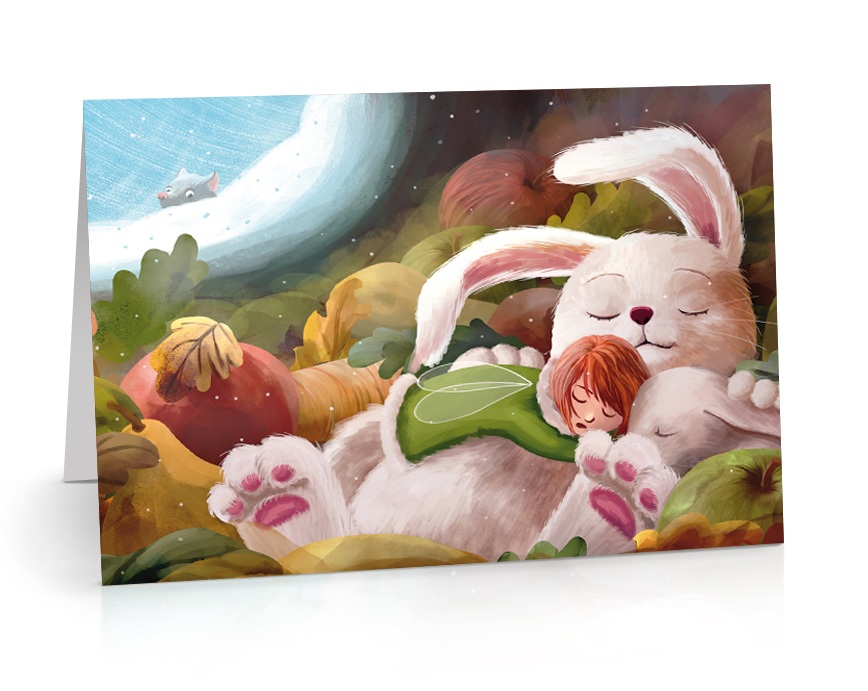 Felicitare - A Fluffy Sleep