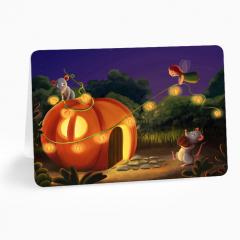 Felicitare - Pumpkin decoration