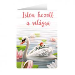 Felicitare - Isten hozott a vilagra - Lebada