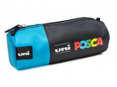 Penar echipat - Posca - Negru & turcoaz 