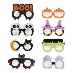 Set 8 ochelari din hartie - Party Eyeglasses - Halloween Edition