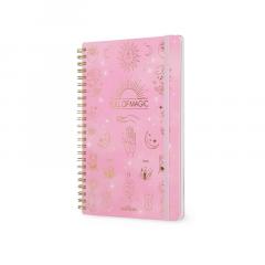 Agenda 2024 - 12 Month Weekly Diary - Large - Spiral Bound - Magic