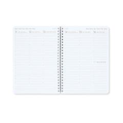 Agenda 2024 - 12 Month Weekly Diary - Large - Spiral Bound - Kitty