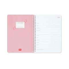Agenda 2024 - 12 Month Weekly Diary - Large - Spiral Bound - Kitty