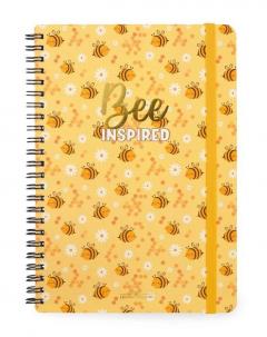 Agenda 2024 - 12 Month Weekly Diary - Large - Spiral Bound - Bee