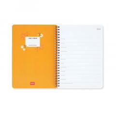 Agenda 2024 - 12 Month Weekly Diary - Large - Spiral Bound - Bee