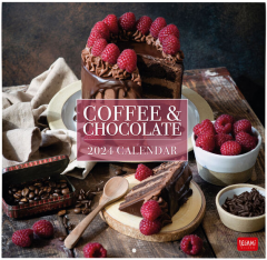 Calendar de perete 2024 - Coffee and Chocolate, 30x29 cm