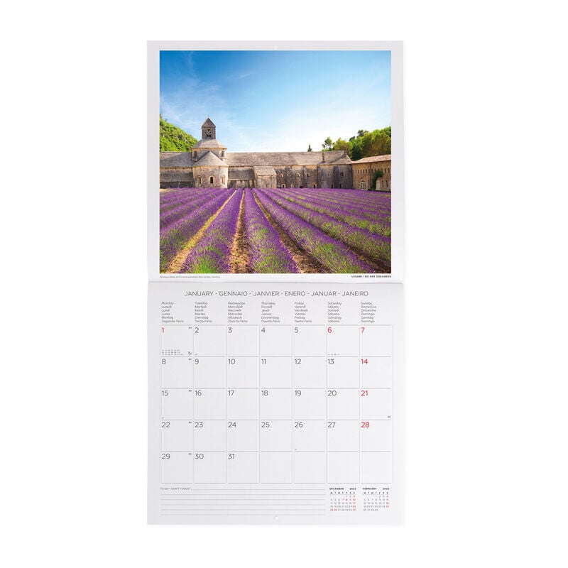 Calendar de perete 2024 - Provence, 30x29 cm - Legami