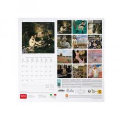 Calendar de perete 2024 - Impressionists, 30x29 cm