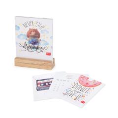 Calendar 2024 - Calendar with Wooden Base