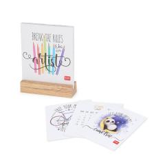 Calendar 2024 - Calendar with Wooden Base