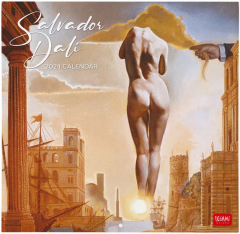 Calendar de perete 2024 - Salvador Dali, 30x29 cm