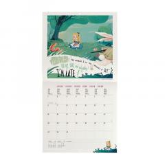 Calendar de perete 2024 - Alice in Wonderland, 30x29 cm