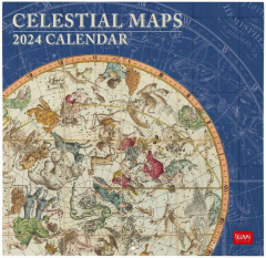 Calendar de perete 2024 - Celestial Maps, 30x29 cm