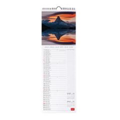 Calendar de perete 2024 - Sunsets, 16x49 cm