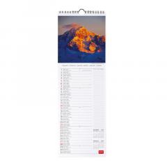 Calendar de perete 2024 - Mountains, 16x49 cm