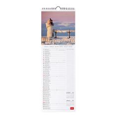 Calendar de perete 2024 - Lighthouses of the World, 16x49 cm