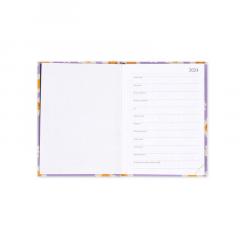 Agenda 2024 - 12 Month Weekly Diary - Mini - Flowers
