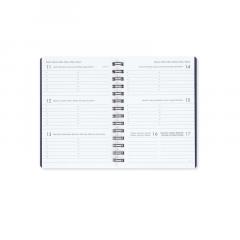 Agenda 2024 - 12 Month Weekly Diary - Small - Spiral Bound - Stars