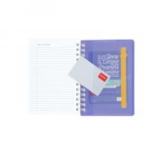 Agenda 2024 - 12 Month Weekly Diary - Small - Spiral Bound - Lemon