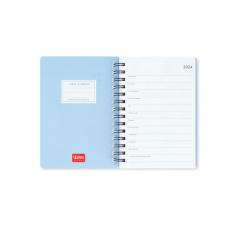 Agenda 2024 - 12 Month Weekly Diary - Small - Spiral Bound - Dogs