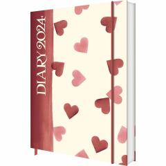 Agenda 2024 - Emma Bridgewater Hearts Weekly Diary 