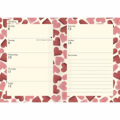 Agenda 2024 - Emma Bridgewater Hearts Weekly Diary 