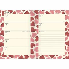 Agenda 2024 - Emma Bridgewater Hearts Weekly Diary 