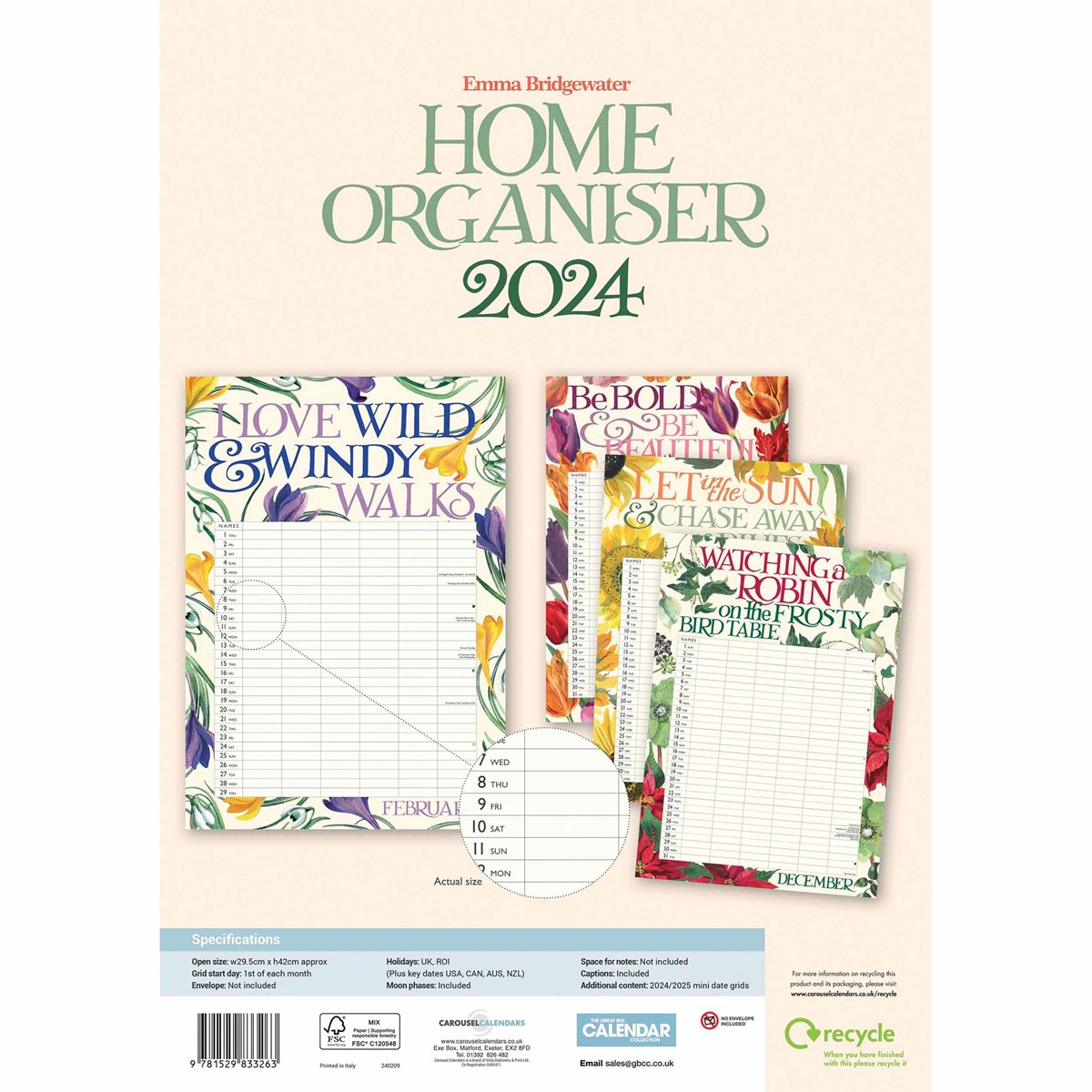 Planner 2024 Emma Bridgewater Carousel