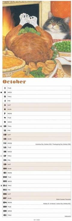 Calendar 2024 - Cats By Anne Mortimer