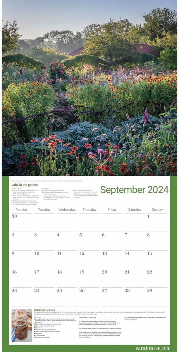 Calendar 2024 Sarah Raven Carousel