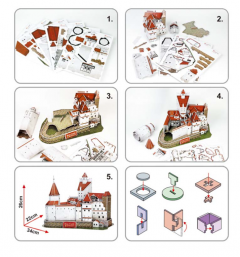 Puzzle 3D - Castelul Bran