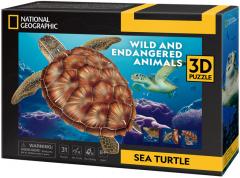 Puzzle 3D - National Geographic - Testoasa marina