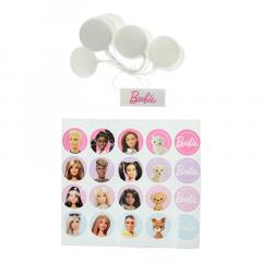 Ghirlanda de luminite cu stickere - Barbie