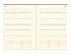 Agenda A5 - Furore, hartie ivory, verde