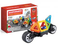 Set de constructie magnetic - Amazing Transform Car, 17 piese