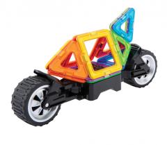 Set de constructie magnetic - Amazing Transform Car, 17 piese