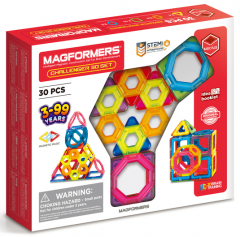 Set de constructie magnetic - Challenger, 30 piese