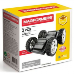 Set de constructie magnetic - Click Wheel, 2 piese