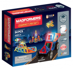 Set de constructie magnetic - Extreme Racer, 42 piese