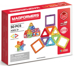Set de constructie magnetic - Basic, 50 piese