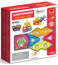 Set de constructie magnetic - Challenger, 14 piese