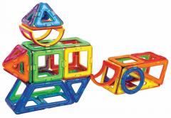 Set de constructie magnetic - Basic, 42 piese