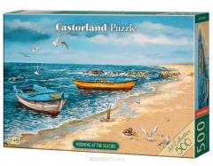 Puzzle - Dimineata pe plaja - 500 piese